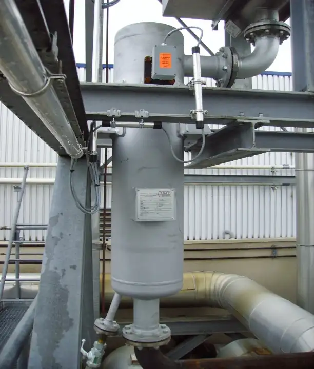 Kondensatsammler des ROTHOS-Auskochsystems für Thermoöl